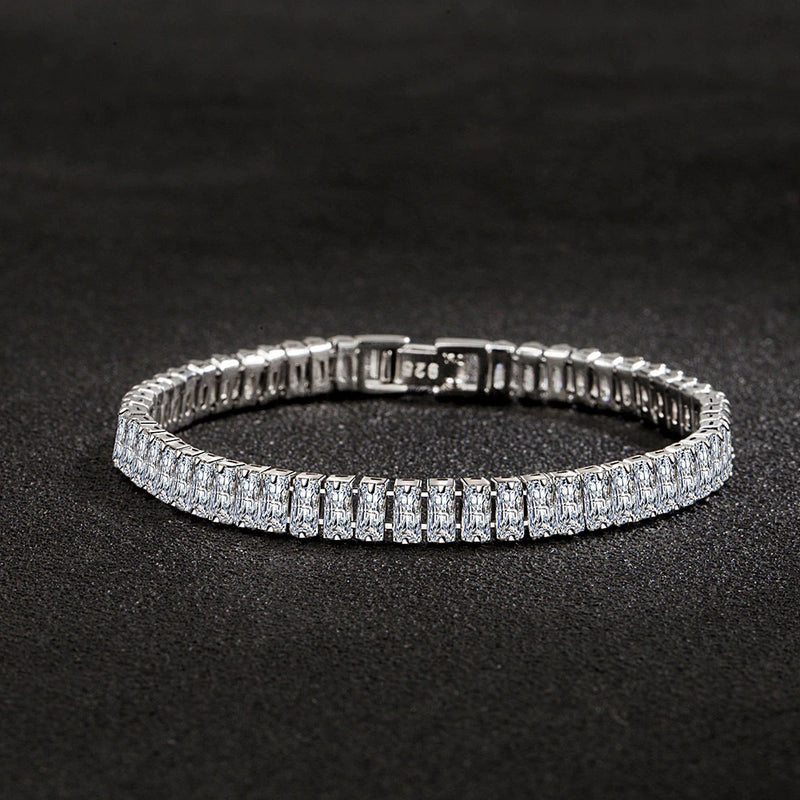 Gigi Luxury Crystal Tennis Bracelet / 925 Sterling Silver