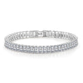Gigi Luxury Crystal Tennis Bracelet / 925 Sterling Silver view 6