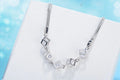 Ramona Diamond Cube Snake Bracelet / 925 Sterling Silver view 2