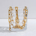 Aurora Minimalist Clip Chain Bracelet / 18K Gold Plated view 5