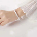 Carmen Luxury Frosted Bamboo Leaf Bangle / Stainless Steel view 7