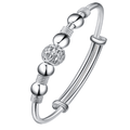 Catarina Beaded Bangle / 925 Sterling Silver view 1