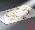 Gold Elena Bumble Bee Charm Bracelet / 925 Sterling Silver view 4