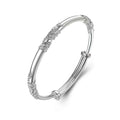 Hermione Inlaid Flower Bracelet / Stainless Steel view 7