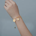 Julia Gold Charm Bracelet / Stainless Steel view 5