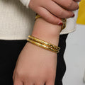 Lottie Multicolour Star Bangle / 18K Gold Plated view 6