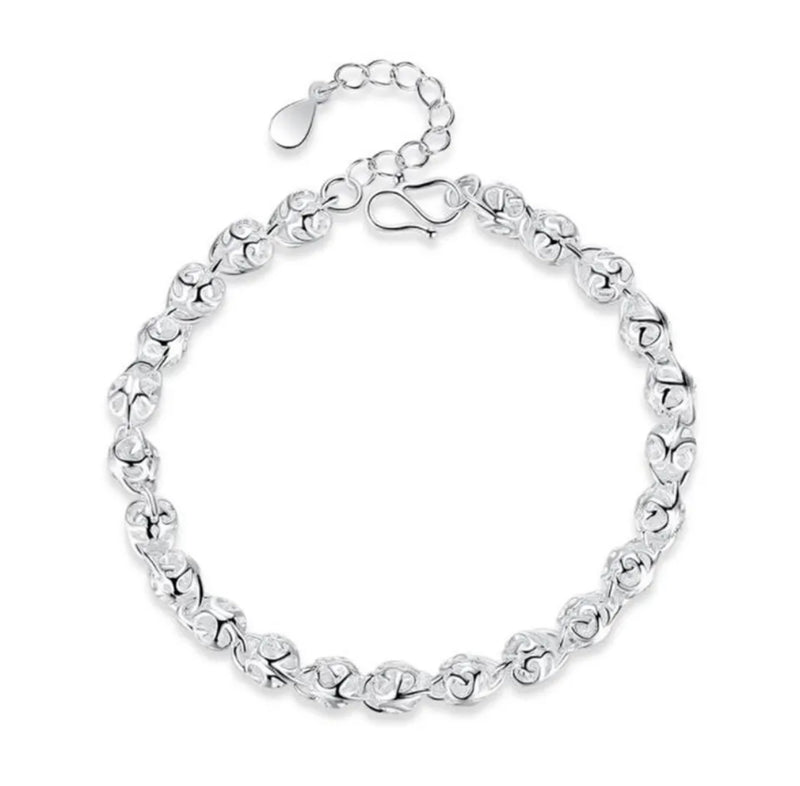 Rosalind Beaded Bracelet / 925 Sterling Silver