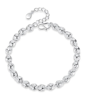 Rosalind Beaded Bracelet / 925 Sterling Silver - Nina Kane Jewellery