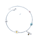 Silver Elena Bumble Bee Charm Bracelet / 925 Sterling Silver view 5