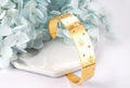Sloan Snowflake Diamond Bangle / 14K Gold Plated view 3