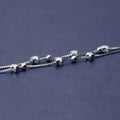 Verona Double Star Bracelet / Silver Plated view 3