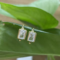 Calia Diamond Huggie Earrings / 925 Sterling Silver view 3