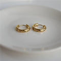 Marina Chunky Star Zircon Hoops / Stainless Steel view 6