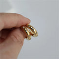 Marina Chunky Star Zircon Hoops / Stainless Steel view 1