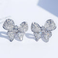 Marisa Crystal Bow Stud Earrings / 925 Sterling Silver view 1