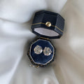 Sadie Zircon Diamond Earrings / 925 Sterling Silver view 1
