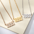 Angel Number Chain Necklaces / Stainless Steel view 10