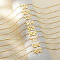 Angel Number Chain Necklaces / Stainless Steel view 1