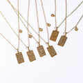 Atlantis Irregular Shape Zodiac Pendants / 18K Gold Plated view 6