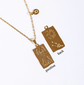 Atlantis Irregular Shape Zodiac Pendants / 18K Gold Plated view 9