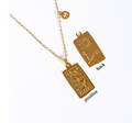 Atlantis Irregular Shape Zodiac Pendants / 18K Gold Plated view 12