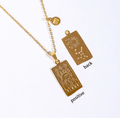 Atlantis Irregular Shape Zodiac Pendants / 18K Gold Plated view 14
