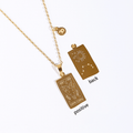 Atlantis Irregular Shape Zodiac Pendants / 18K Gold Plated view 17