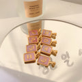 Santana Pink Enamel Zodiac Pendants / Stainless Steel view 9