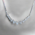 Alessia Zircon Diamond Necklace / Stainless Steel view 2