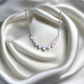 Alessia Zircon Diamond Necklace / Stainless Steel view 1