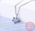 Anna Snowflake Necklace / 925 Sterling Silver view 4