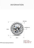 Celeste Classic Diamond Necklace / 925 Sterling Silver view 5