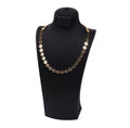 Gold Danika Smiley Face Necklace / Stainless Steel view 3