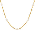 Lilly Freshwater Pearl Necklace / 18K Gold Plated view 5