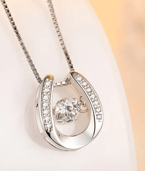 Marianna Horseshoe Necklace / 925 Sterling Silver - Nina Kane Jewellery