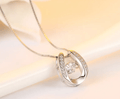 Marianna Horseshoe Necklace / 925 Sterling Silver view 3