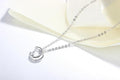 Peyton Crescent Moon Necklace / 925 Sterling Silver view 4