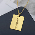 Selene Moon Phases Pendant / Stainless Steel view 3
