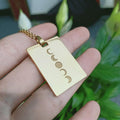 Selene Moon Phases Pendant / Stainless Steel view 4