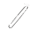 Silver Danika Smiley Face Necklace / Stainless Steel view 4