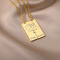 The King & Queen Couples Pendant / 18K Gold Plated view 2