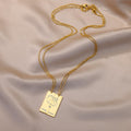 The King & Queen Couples Pendant / 18K Gold Plated view 3