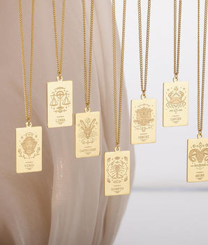 Vintage Zodiac & Constellation Necklaces / Stainless Steel - Nina Kane Jewellery