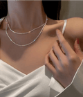 Eden Flash Chain Necklace / 925 Silver Plated view 1