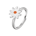 Daisy Adjustable Flower Rings / 925 Sterling Silver view 5