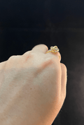 Bailey Gold Disc Ring / Stainless Steel view 7