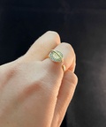 Bailey Gold Disc Ring / Stainless Steel view 3