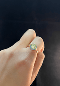 Bailey Gold Disc Ring / Stainless Steel view 2