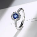 Bianca Royal Sapphire Ring / 925 Sterling Silver view 2