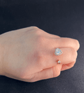 Carmina Spinning Gold Heart Ring / Stainless Steel view 4